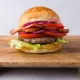 Burger bacon