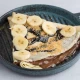 Palačinka Nutela-plazma, banana