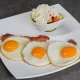 Bacon and eggs 360gr