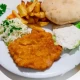 Komplet obrok bečka šnicla od laks karea 150g