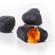 Cheesy black nuggets