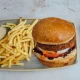 Falafel burger obrok