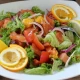 Salata sa dimljenim lososom 300g
