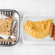 Omlet, wurst