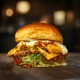 Garlic Parmesan double burger