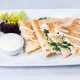 Quesadila espinaca
